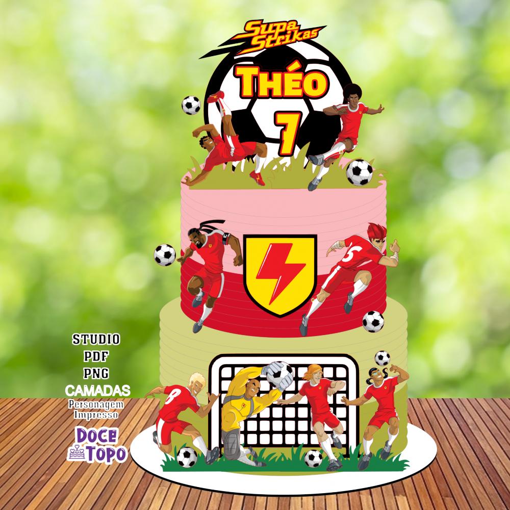 Topo de Bolo Supa Strikas 01 Studio/PDF/PNG