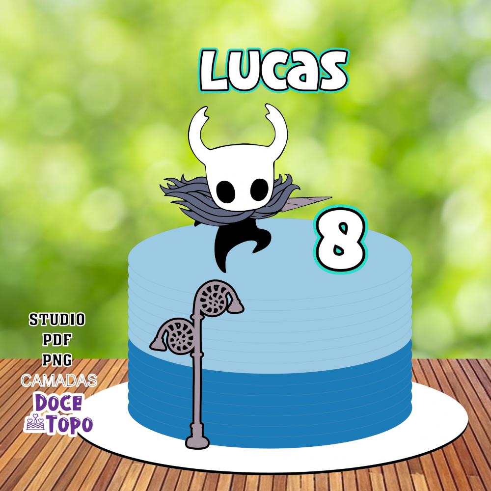 Topo de Bolo Hollow Knight 01 Studio/PDF/PNG