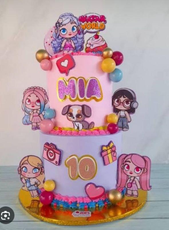 Topo de Bolo Avatar World 01 Studio/PDF/PNG