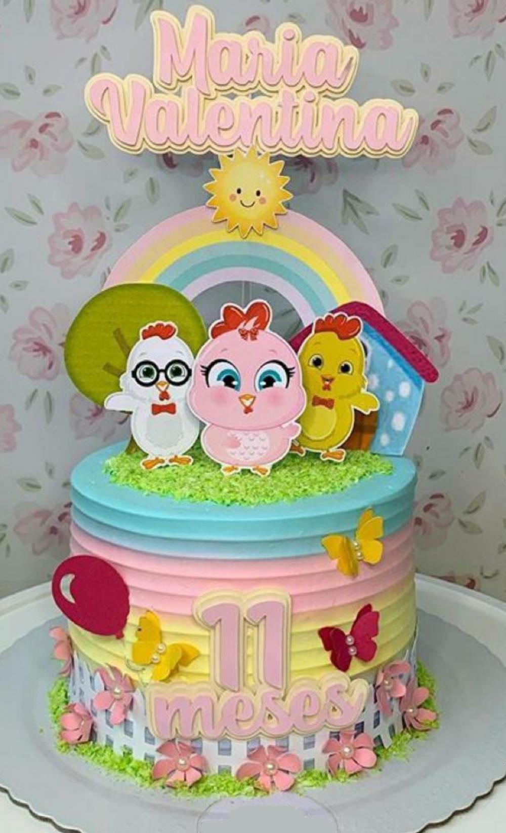 Topo de Bolo Galinha Pintadinha 03 Studio/PDF/PNG