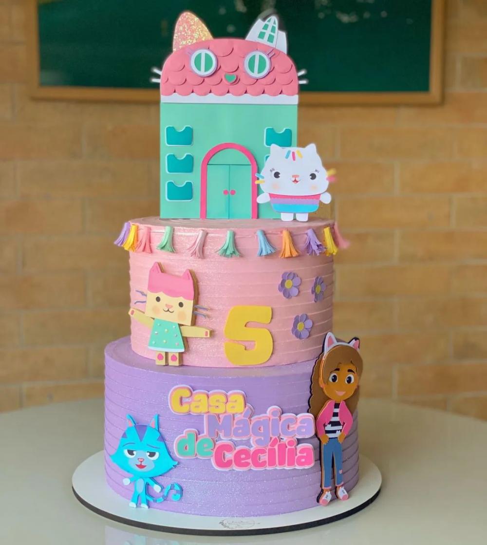 Topo de Bolo A Casa Mágica da Gabby 09 Somente Studio