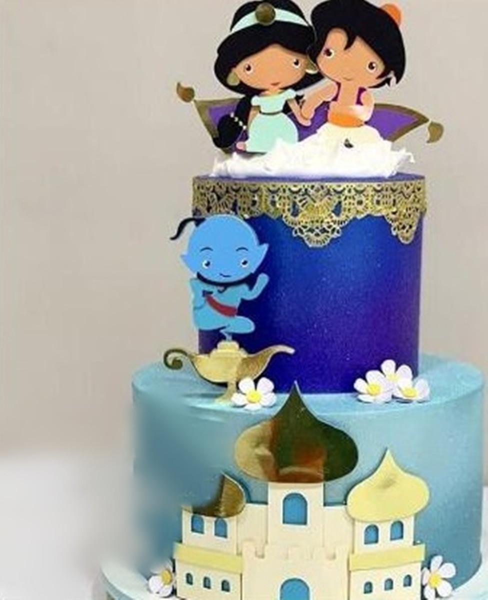 Topo de Bolo Aladdin 02 Somente Studio