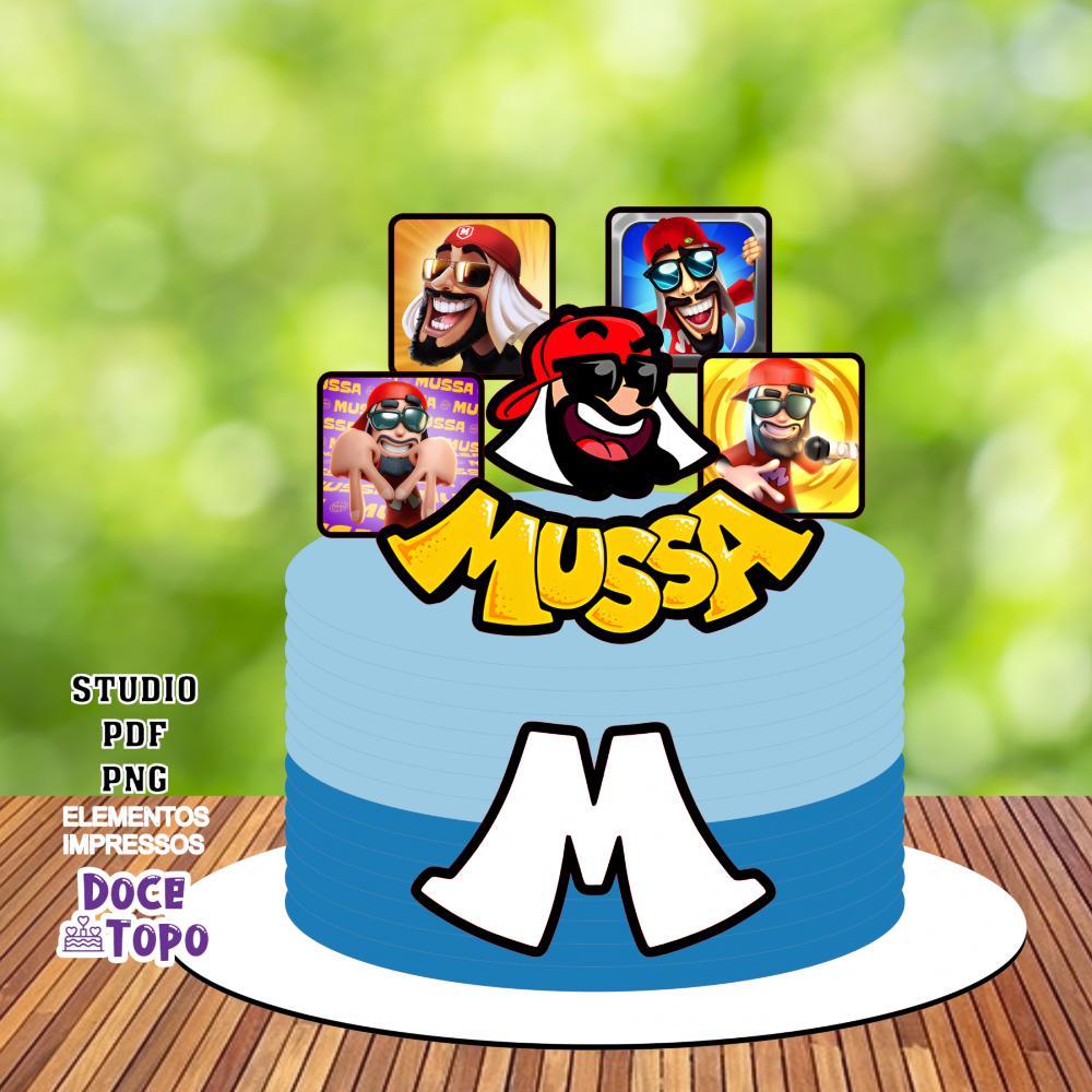 Topo de Bolo Mussoumano 01 Studio/PDF/PNG