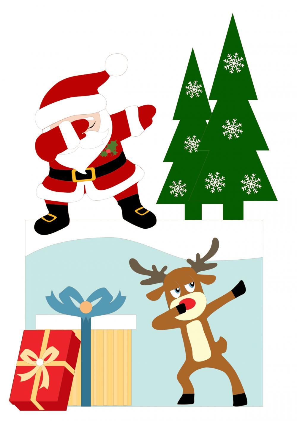 Topo de Bolo Natal 098 Somente Studio