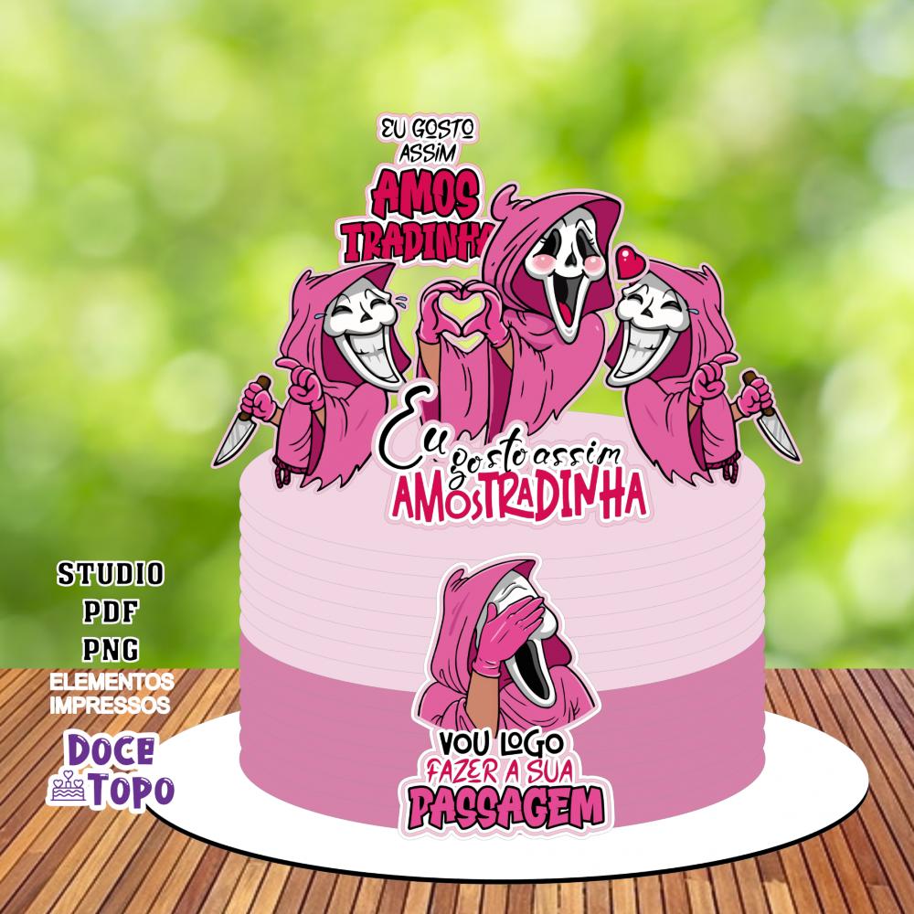 Topo de Bolo Amostradinha 02 Studio/PDF/PNG