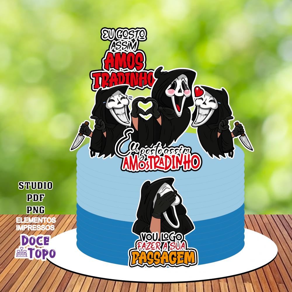 Topo de Bolo Amostradinho 02 Studio/PDF/PNG