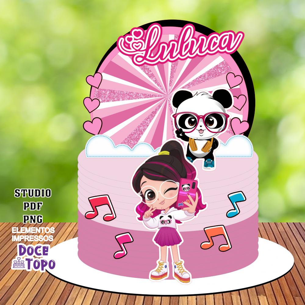 Topo de Bolo Luluca 01 Studio/PDF/PNG