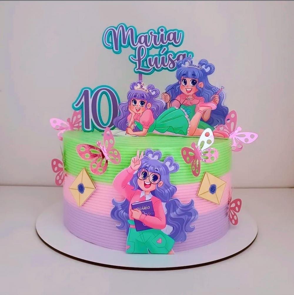 Topo de Bolo O Diário de uma Princesa Desastrada 02 Studio/PDF/P