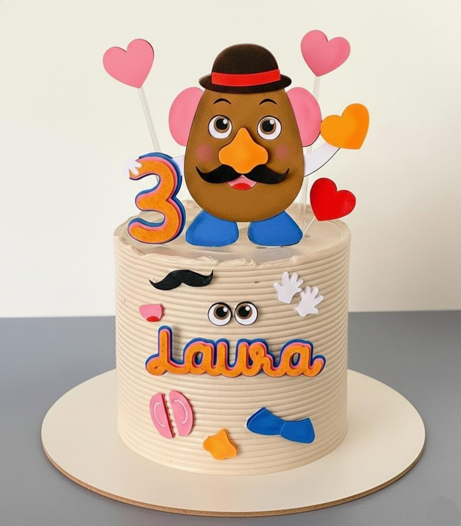 Topo de Bolo Toy Story - Sr Cabeça de Batata Studio/PDF/PNG