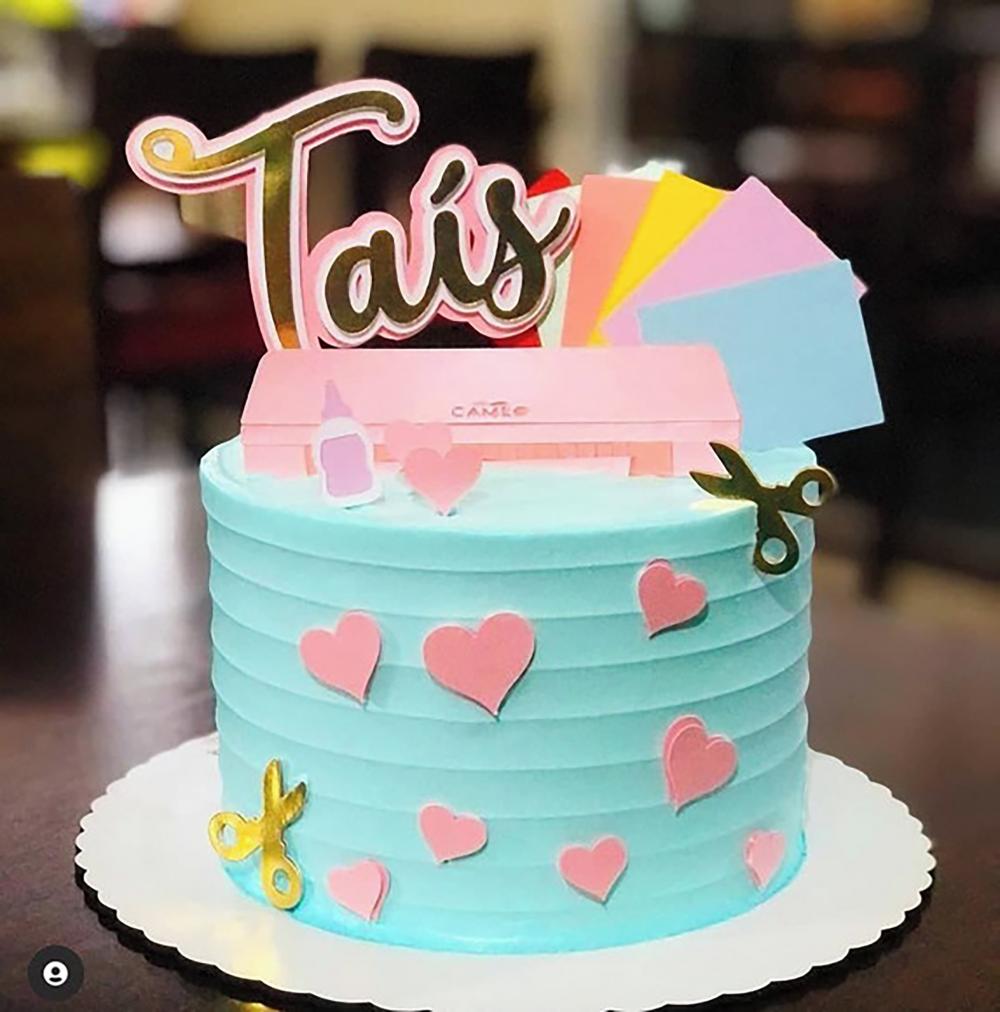 Topo de Bolo Artesã 01 Somente Studio