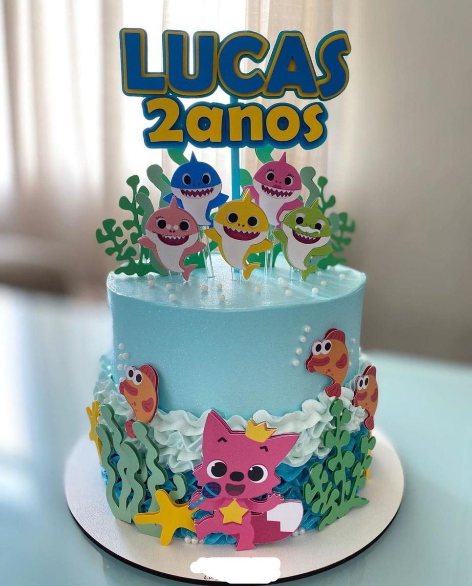 Topo de Baby Shark 02 Somente Studio