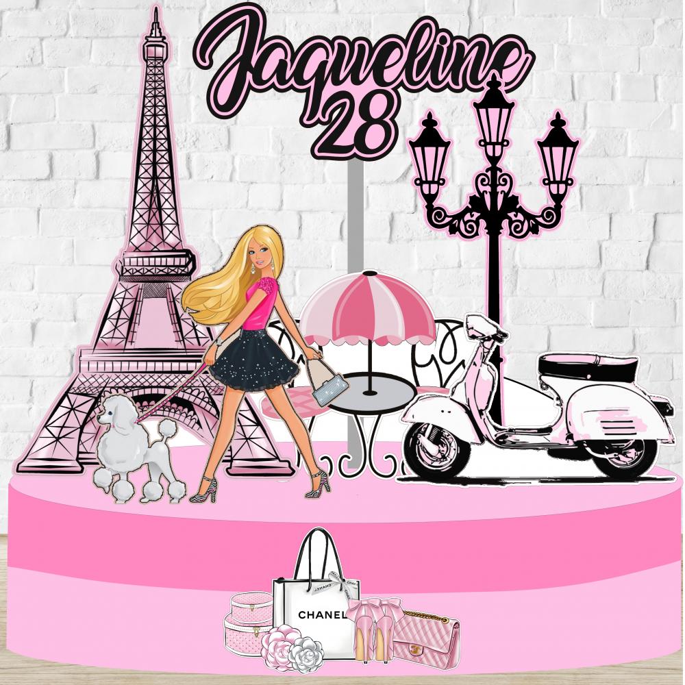 Topo de Bolo Barbie 03 Somente Studio