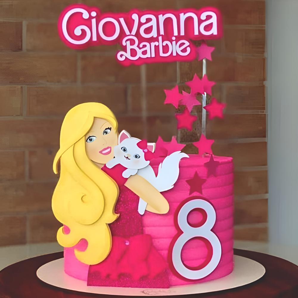 Topo de Bolo Barbie 11 Somente Studio