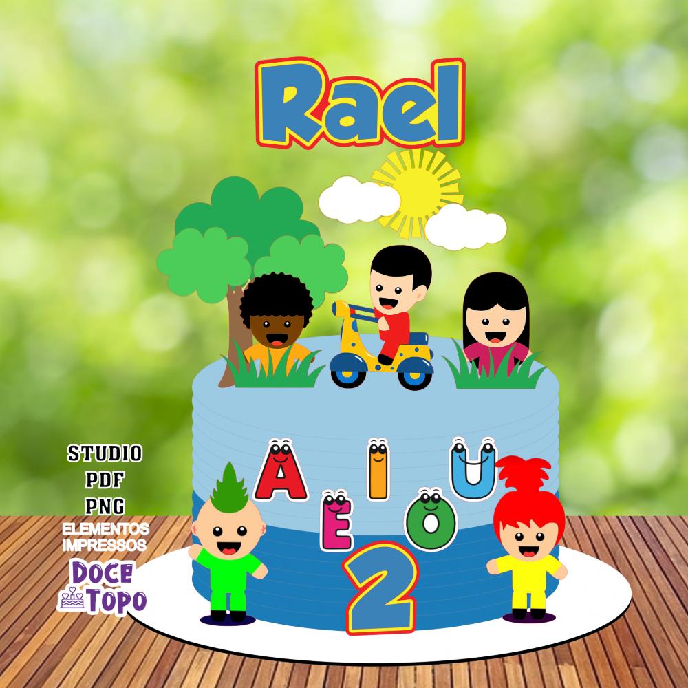 Topo de Bolo Animadinhos 01 Studio/PDF/PNG