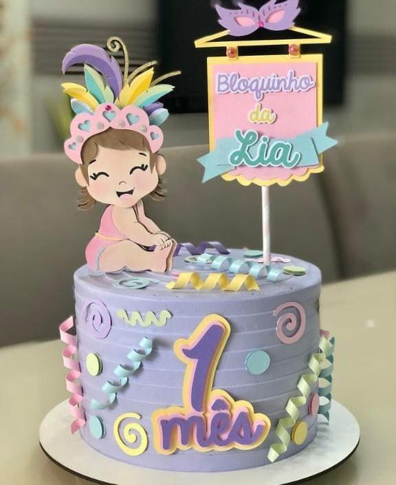 Topo de Bolo Carnaval 41 Studio/PDF/PNG