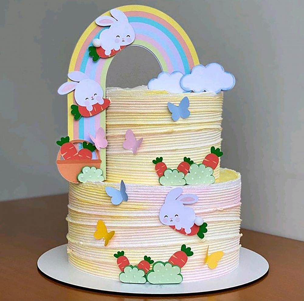 Topo de Bolo Páscoa 13 Somente Studio