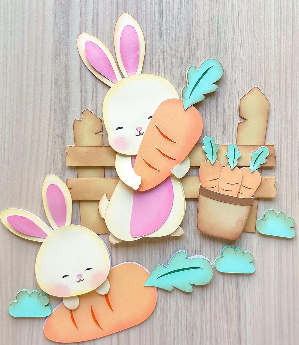 Topo de Bolo Páscoa 14 Somente Studio