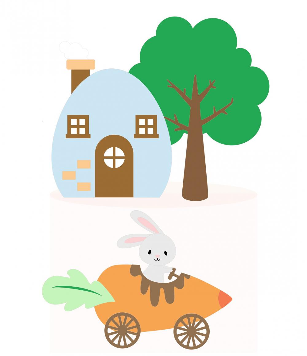 Topo de Bolo Páscoa 16 Somente Studio