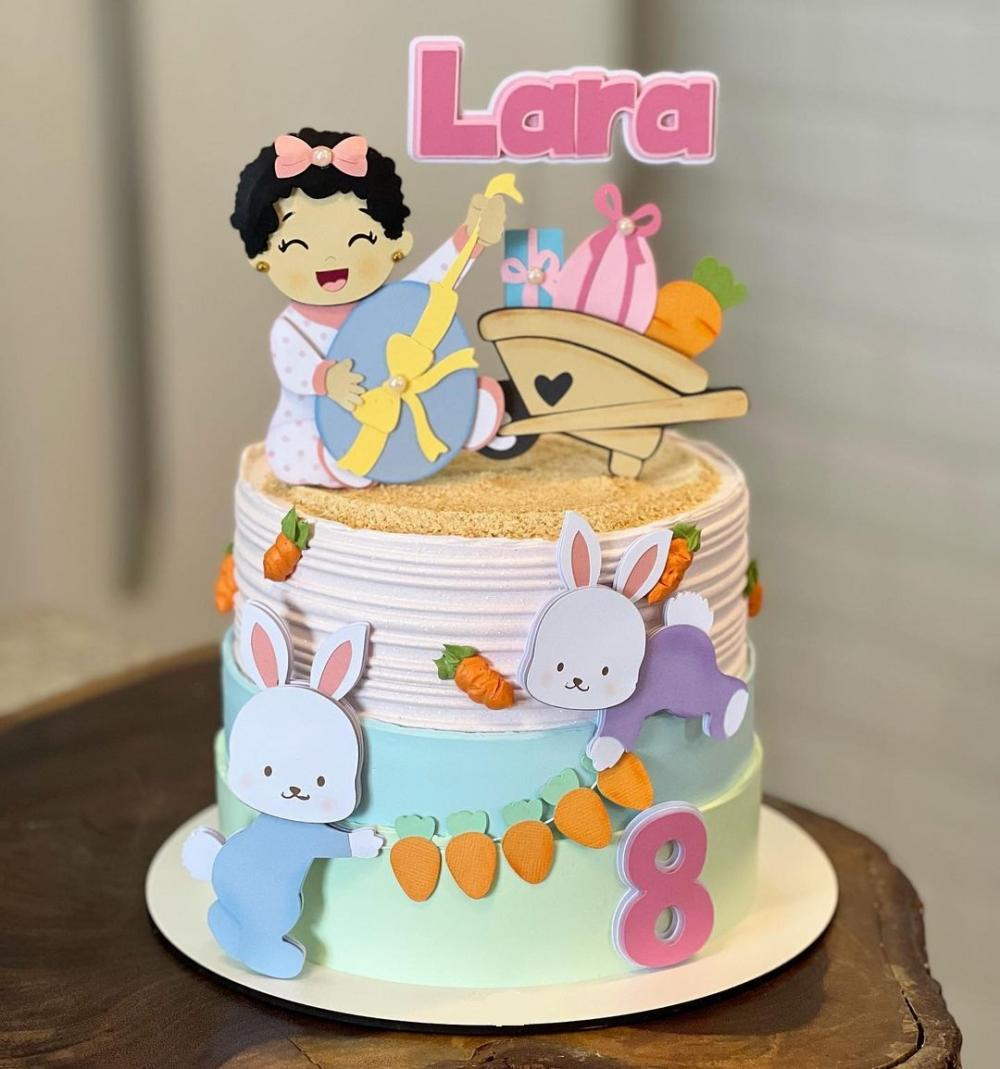 Topo de Bolo Páscoa 21 Somente Studio