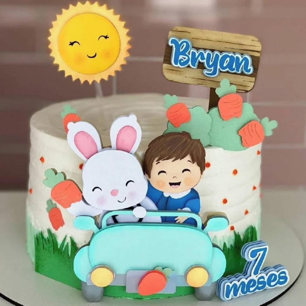 Topo de Bolo Páscoa 23 Somente Studio