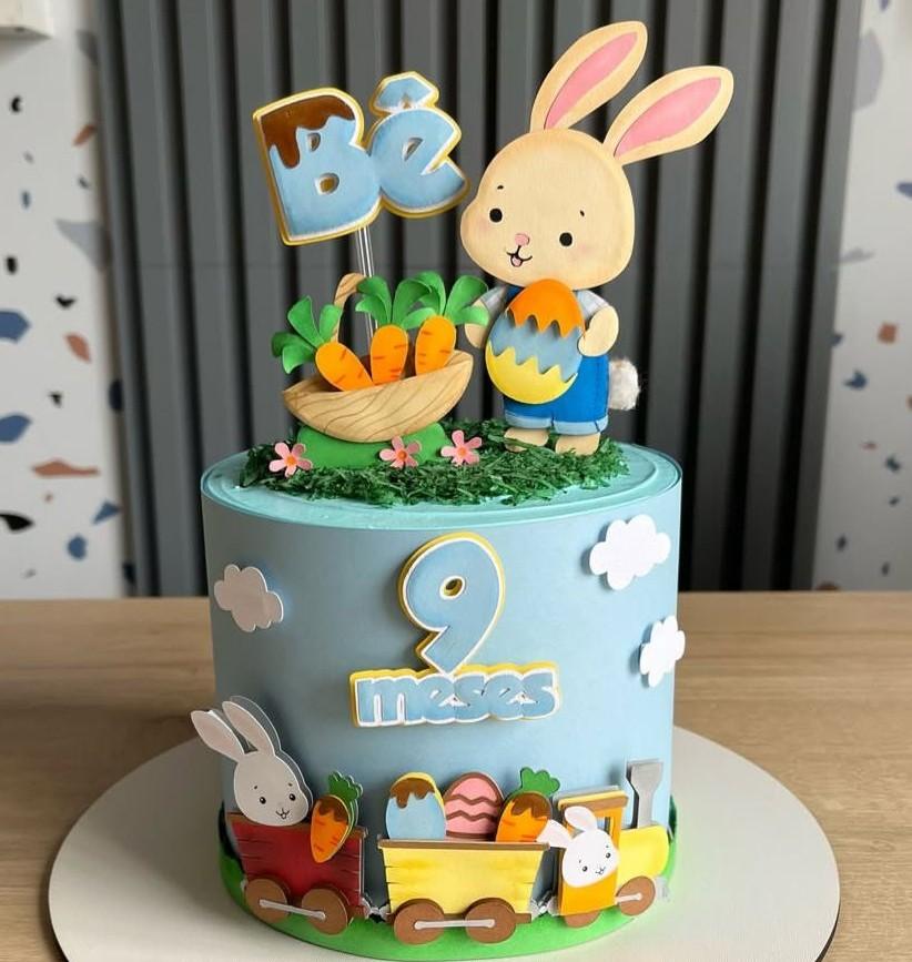 Topo de Bolo Páscoa 30 Somente Studio