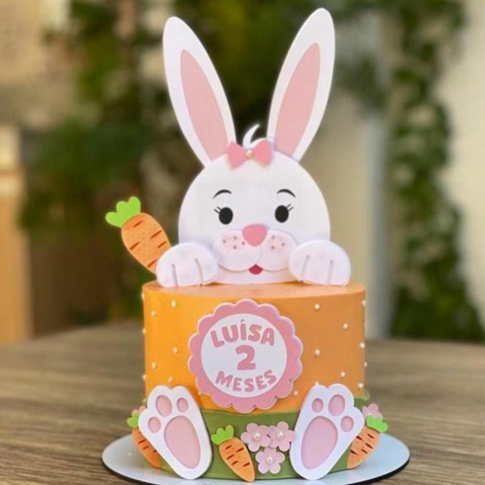 Topo de Bolo Páscoa 32 Somente Studio