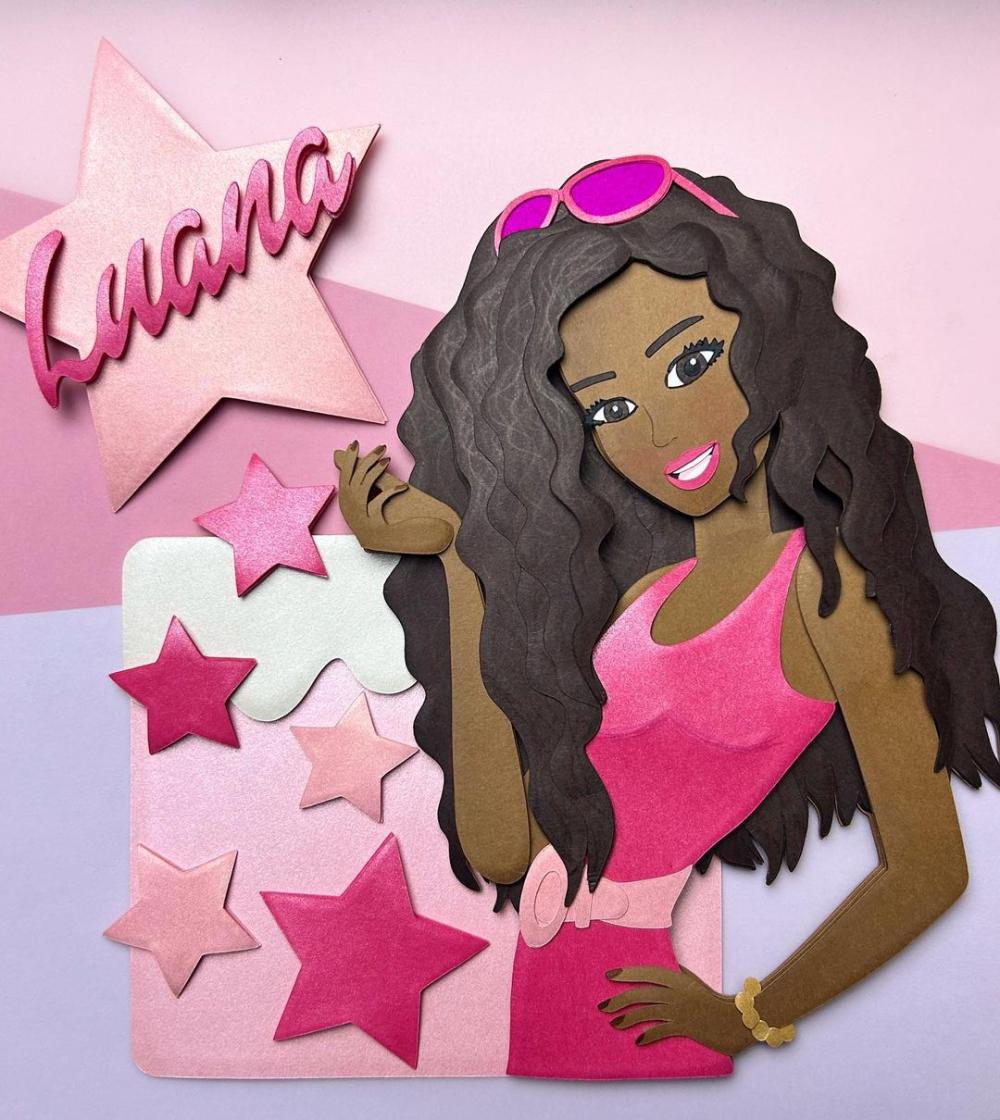Topo de Bolo Barbie 36 Somente Studio