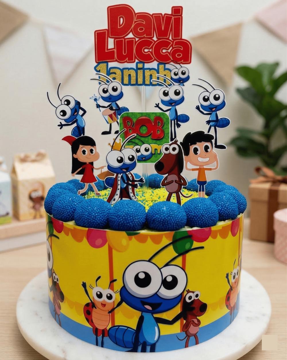 Topo de Bolo Bob Zoom 01 Somente Studio