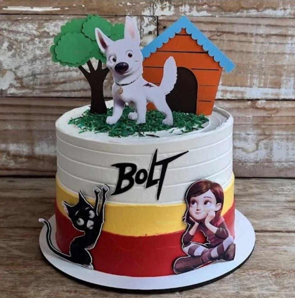 Topo de Bolo Bolt Supercão 01 Somente Studio