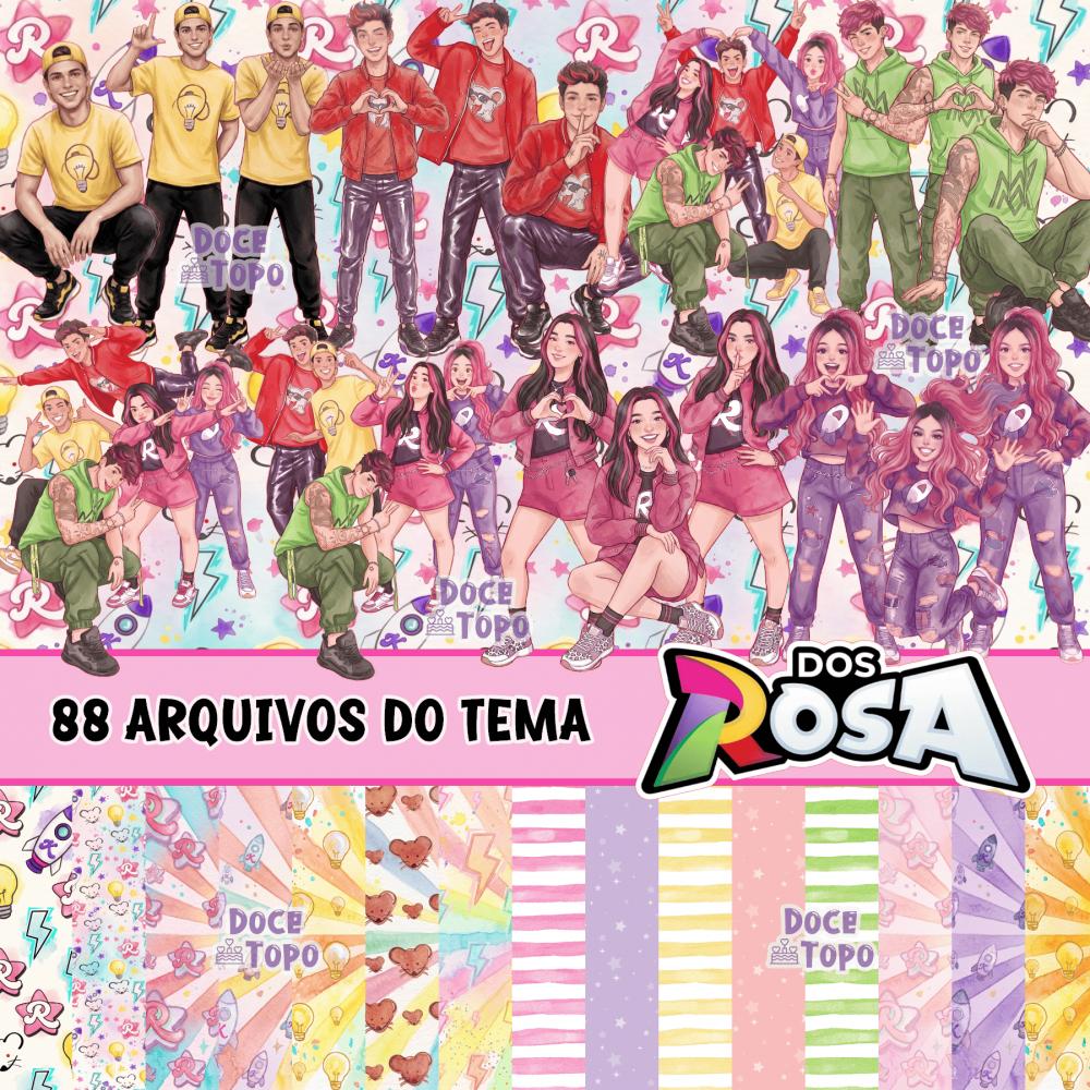 Kit Digital Png Papéis Digitais Emilly Vick dos Rosa 04