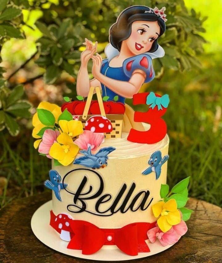 Topo de Bolo Branca de Neve 20 - Somente Studio