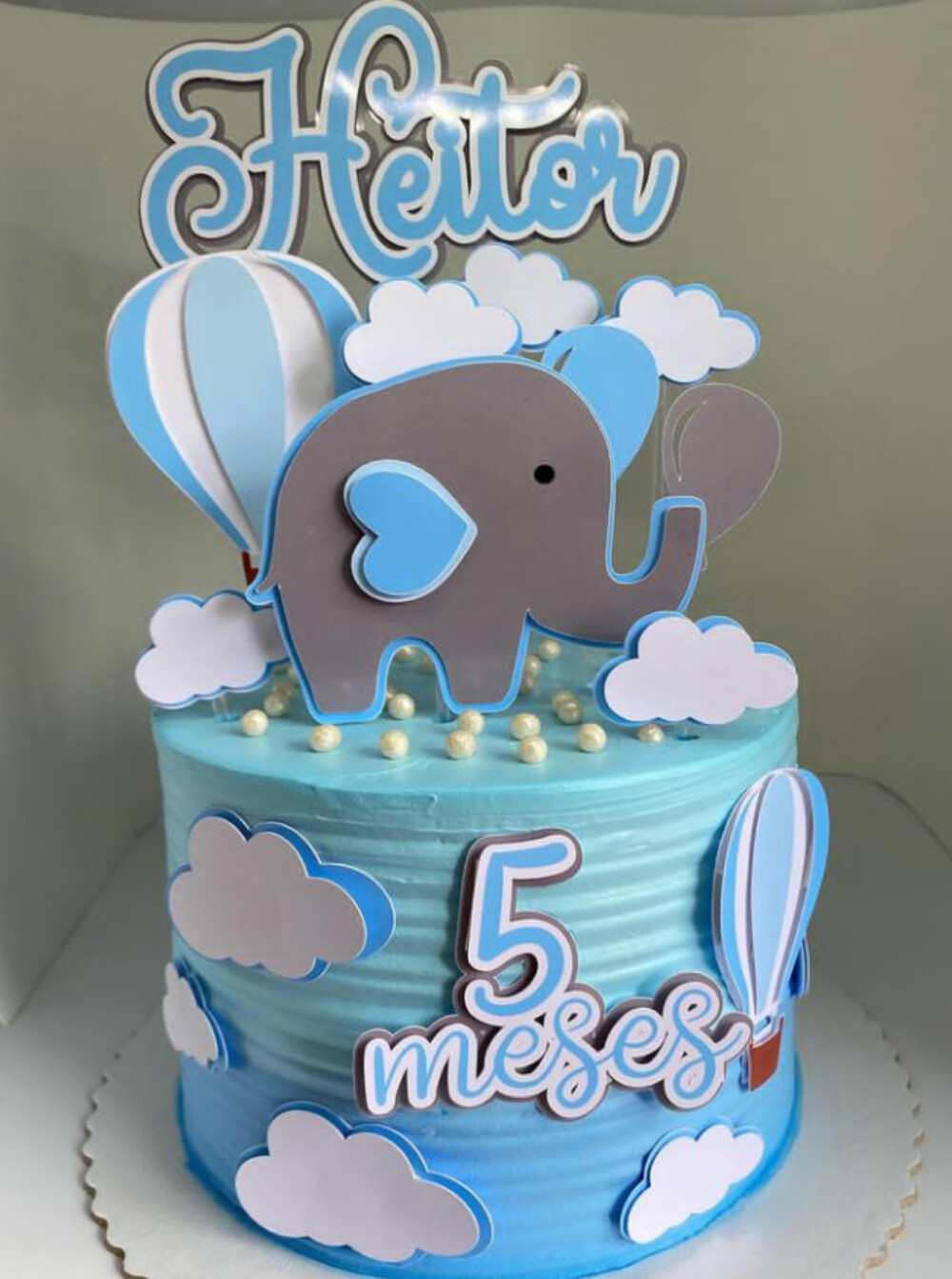 Topo de Bolo Chá de Bebê 08 Somente Studio
