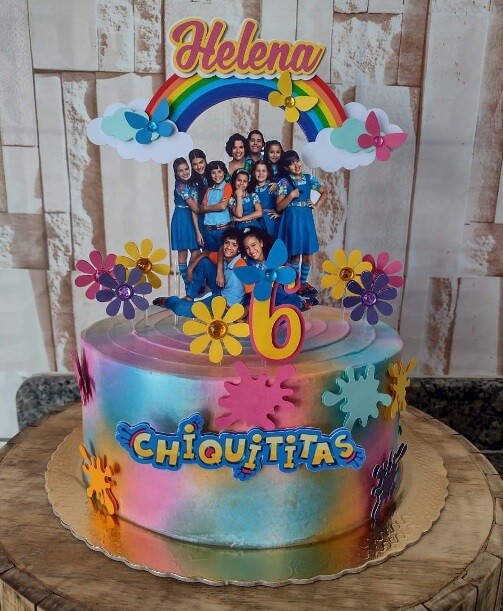Topo de Bolo Chiquititas 01 Somente Studio