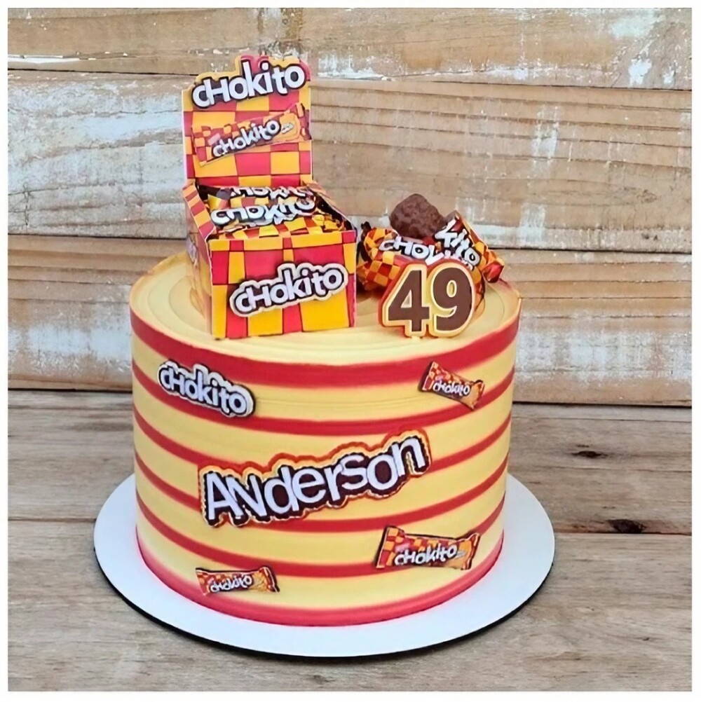Topo de Bolo Chokito Somente Studio