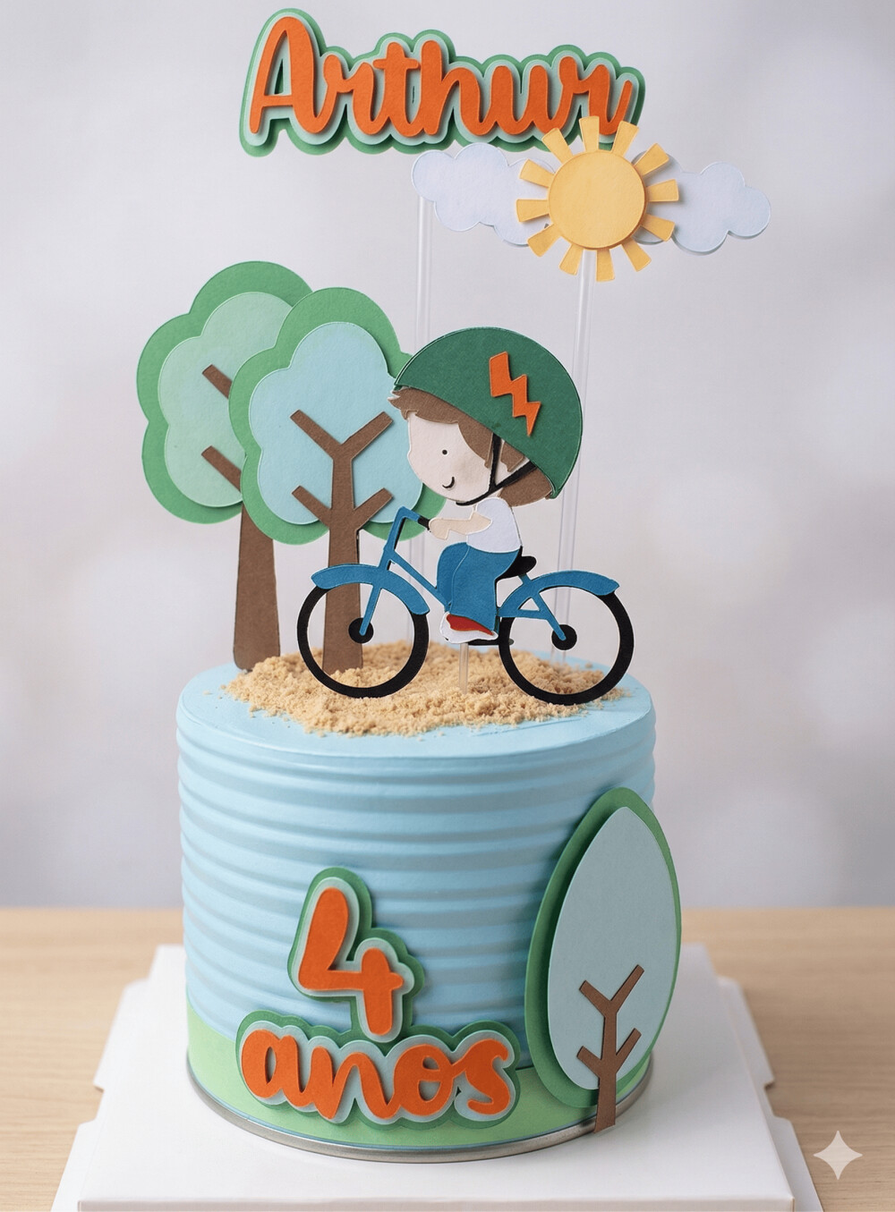 Topo de Bolo Ciclista 04 Somente Studio