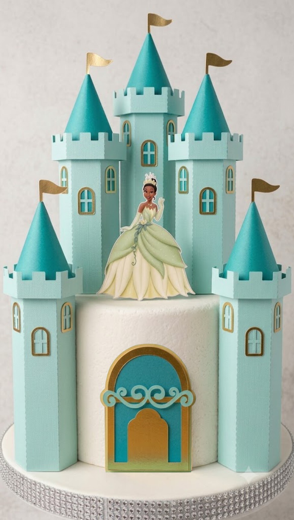 Topo de Bolo A Princesa e o Sapo 05 Somente Studio