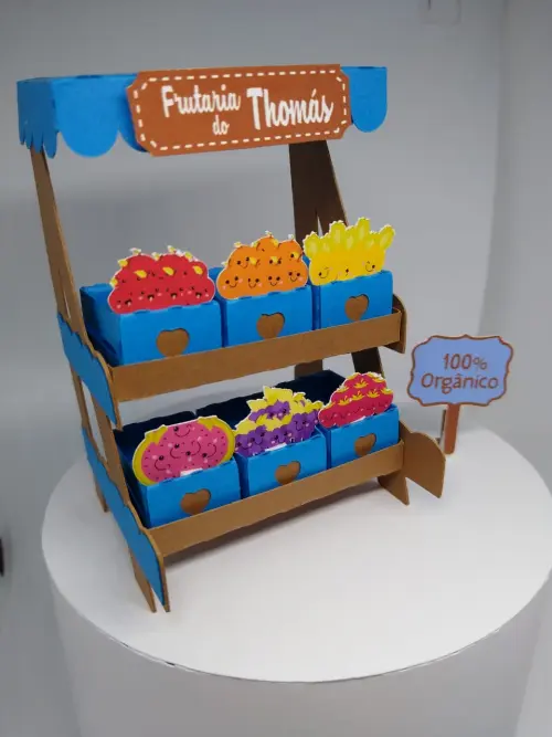 Topo de Bolo Barraca de Frutas Studio/PDF