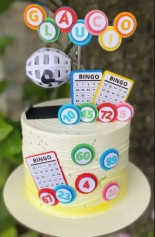 Topo de Bolo Bingo Studio/PDF/PNG