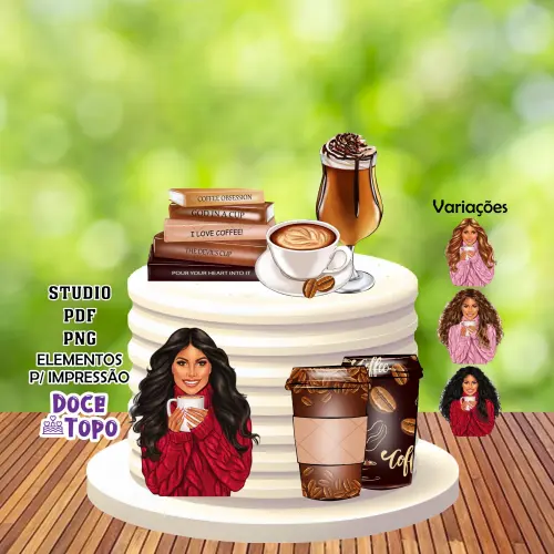 Topo de Bolo Café 06 Studio/PDF