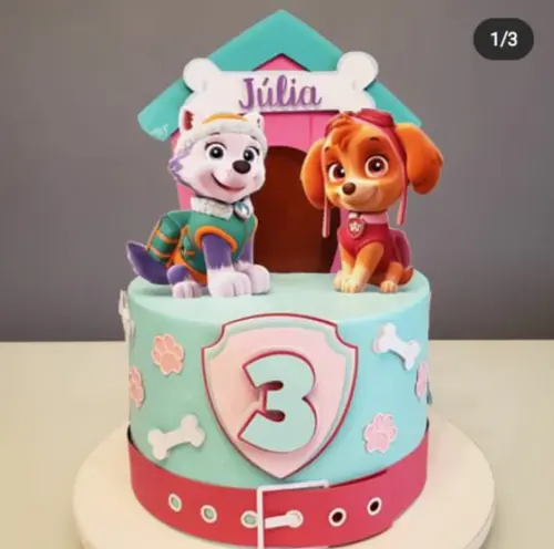 Topo de Bolo Skye e Everest 01 Studio/PDF/PNG