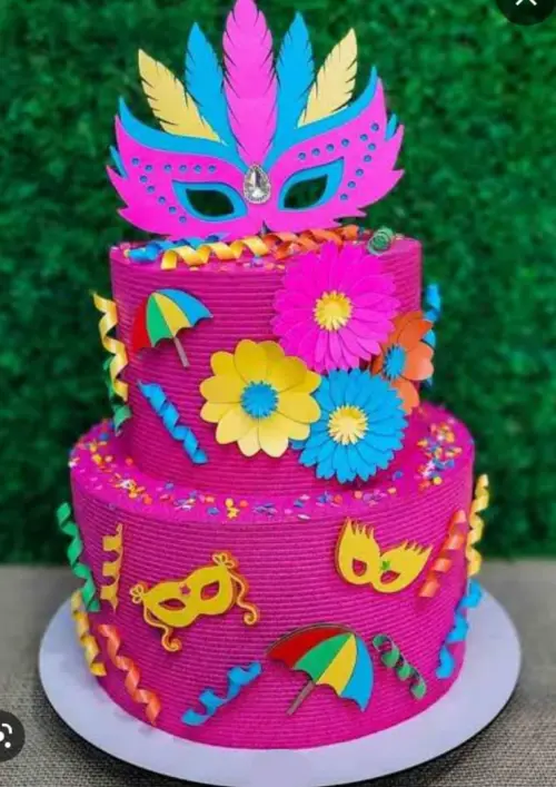 Topo de Bolo Carnaval 07 Studio/PDF/PNG