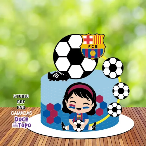 Topo de Bolo Barcelona 01 Studio/PDF/PNG
