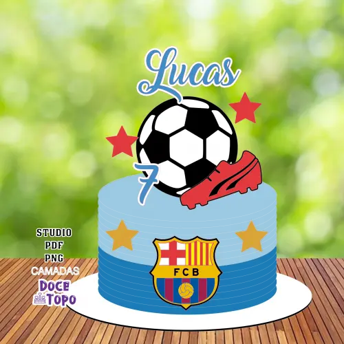 Topo de Bolo Barcelona 02 Studio/PDF/PNG