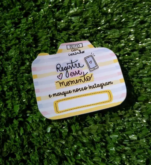 Arquivo Cartão Balinha Brinco Tag Clientes STUDIO/PDF/PNG