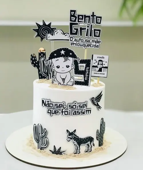 Topo de Bolo Festa Junina - O Auto da Mãe Enlouquecida 01 Studio/PDF/PNG