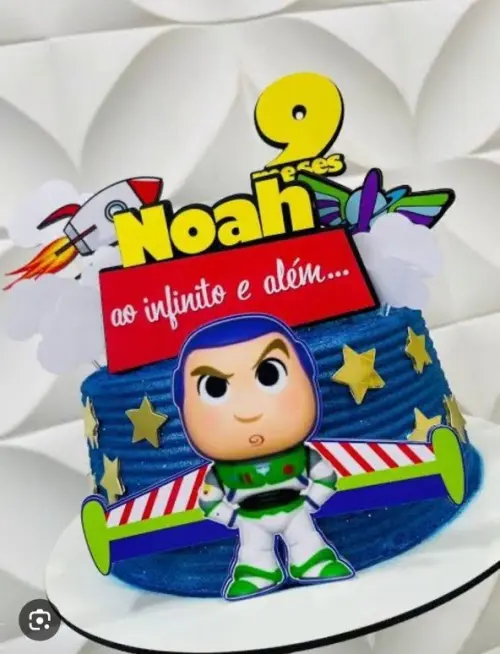 Topo de Bolo Buzz Lightyear 02 Studio/PDF/PNG