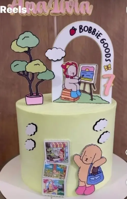 Topo de Bolo Bobbie Goods 03 Studio/PDF/PNG