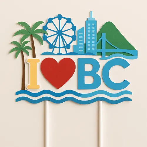 Topo de Bolo BC - Balneário Camboriú Studio/PDF/PNG