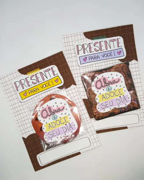 Arquivo Cartão Brownie Cookie Clientes STUDIO/PDF/PNG