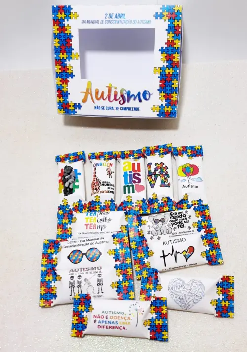 Arquivo de Corte Balinhas e Pirulitos Autismo STUDIO/PDF